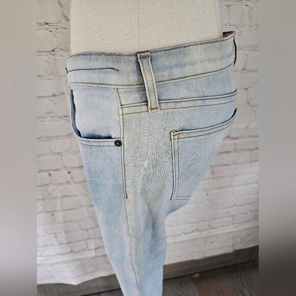 Revolve Current/Elliott Cropped Straight Jean | Oceanspray | Size 26 | NWOT - Picture 5 of 13